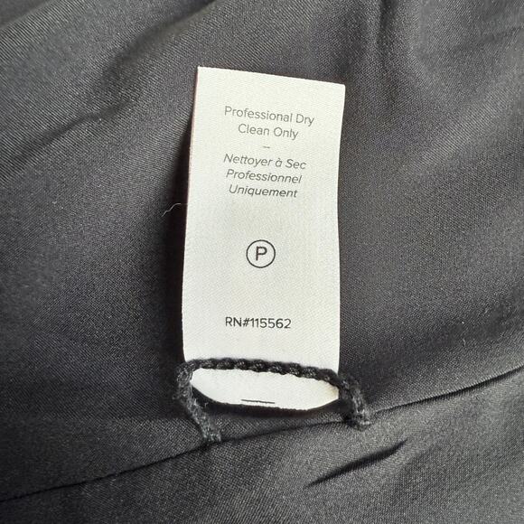 Cinq à Sept Metallic Tweed Nova Dress Size 4 Black Gardenia - Picture 8 of 10